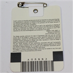 1996 Masters Tournament Series Badge #A05883- Nick Faldo Win
