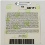2007 Masters Tournament Series Badge #Q07111 - Zach Johnson Win