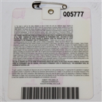 2009 Masters Tournament Series Badge #Q05777 - Ángel Cabrera Win