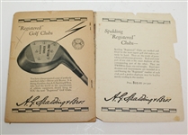 1924 Spalding's Red Cover Series 'How to Play Golf' by James Braid and Harry Vardon