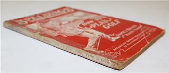 1924 Spalding's Red Cover Series 'How to Play Golf' by James Braid and Harry Vardon