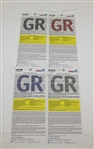 2013 US Open Ticket Set with Yardage Book - Justin Rose Win
