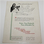 1952 St. Paul Open Program Signed by Hall of Famer Lawson Little (D-1968) JSA ALOA