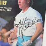 Payne Stewart Signed Golf World Magazine Cover - Matted JSA ALOA