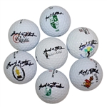 Eight Frank Stranahan Signed Golf Balls - Winning Course Logos JSA ALOA