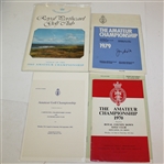 British Amateur Open Programs 1964-2000 - Thirteen Programs