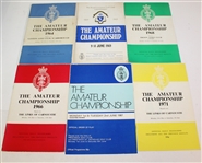 British Amateur Open Programs 1964-2000 - Thirteen Programs