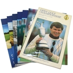 Seven British Open Programs - 1988, 1999, 2007, 2010, 2012, 2013