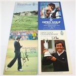 Signed British Open Programs - Nineteen From 1985-2005 JSA ALOA