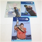Signed British Open Programs - Nineteen From 1985-2005 JSA ALOA