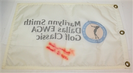 Six Women's Golf Flags - US Open, US Amateur - Kerr and Smith Signatures JSA ALOA
