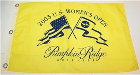 Six Women's Golf Flags - US Open, US Amateur - Kerr and Smith Signatures JSA ALOA