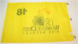 Six Women's Golf Flags - US Open, US Amateur - Kerr and Smith Signatures JSA ALOA