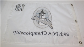 Eight Event and Pin Flags - Various Events - Woods and Mickelson Wins, Multi Signed Flag JSA ALOA