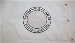 Eight Event and Pin Flags - Various Events - Woods and Mickelson Wins, Multi Signed Flag JSA ALOA