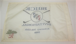 Eight Event and Pin Flags - Various Events - Woods and Mickelson Wins, Multi Signed Flag JSA ALOA