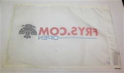 Eight Event and Pin Flags - Various Events - Woods and Mickelson Wins, Multi Signed Flag JSA ALOA