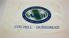 Eight Event and Pin Flags - Various Events - Woods and Mickelson Wins, Multi Signed Flag JSA ALOA
