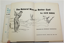 Jack Burke and Gene Littler Signed Golf Books JSA ALOA