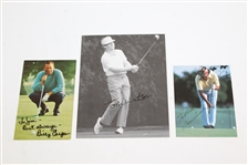 Sam Snead, Tom Watson, Billy Casper, & Gay Brewer Signed Photo Images JSA ALOA
