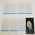 Complete Set of 2005 PGA Championship at Baltusrol GC Tickets with Course Guide
