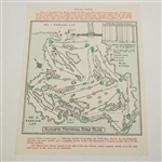 1964 Masters Tournament Sunday Pairing Sheet