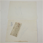 1935 Wire Photos: Nelson & Runyan After 1st Round & Runyan, Wood, & Hunter Photo