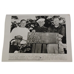 1949 US Open Wire Photo of Craig Wood, Lew Worsham, and Herman Barron
