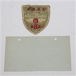 1954 US Open Championship Items - Ticket, Scorecard(Stymie), 8x10, Signed Card JSA ALOA
