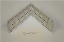 1955 US Open Championship Items - Magazine, Ball Markers, Scorecard, Signed Card JSA ALOA