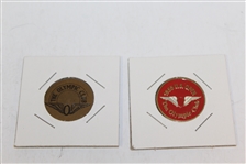 1955 US Open Championship Items - Magazine, Ball Markers, Scorecard, Signed Card JSA ALOA