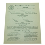 1946 USGA The Green Section Services Letter - Seldom Seen