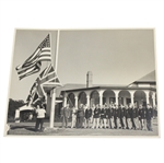 1951 Ryder Cup at Pinehurst Ceremonial Flag Raising Photo - McMahon Collection