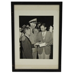 1942 All American 'Tam O'Shanter' Open Award Ceremony Photo with Byron Nelson - Framed - McMahon Collection