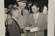 1942 All American 'Tam O'Shanter' Open Award Ceremony Photo with Byron Nelson - Framed - McMahon Collection