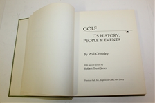 1966 'Golf: Its History, People and Events' Signed by Grimsley to Tom McMahon JSA ALOA - McMahon Collection