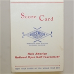 1942 Hale America National Open Golf Tournament at Ridgemoor CC Official Scorecard-Hogan's 1st Major? - McMahon Collection