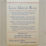 1942 Hale America National Open Golf Tournament at Ridgemoor CC Official Scorecard-Hogan's 1st Major? - McMahon Collection