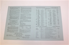 1942 Hale America National Open Golf Tournament Player Application Pamphlet - McMahon Collection