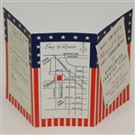 1942 Hale America National Open Golf Tournament Tickets Pamphlet - McMahon Collection