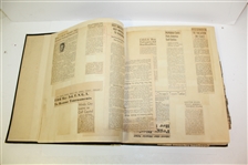 1942 Hale America National Open Golf Tournament Tom McMahon Newspaper Scrapbook - McMahon Collection