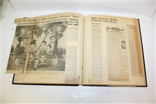 1942 Hale America National Open Golf Tournament Tom McMahon Newspaper Scrapbook - McMahon Collection