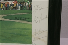 Linda Roberts Artist Proof Jerry Ford Inv. Poster Signed by 31 From Field - Framed JSA ALOA - Barrett Collection