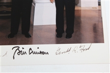 Official White House Photo Belonging to President Ford - Signed by 4 Presidents JSA ALOA - Barrett Collection