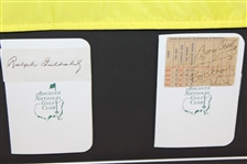  Framed Complete Run Of Masters Champs Autographs 1934-2014 (no Harmon) -MUST SEE! - Framed