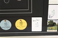 Framed Complete Run Of Masters Champs Autographs 1934-2014 (no Harmon) -MUST SEE! - Framed