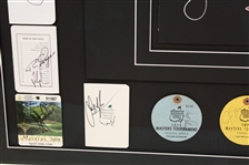  Framed Complete Run Of Masters Champs Autographs 1934-2014 (no Harmon) -MUST SEE! - Framed