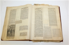 1919-1920 Abe Mitchell Miscellaneous Article Scrapbook