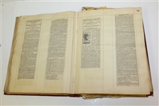 1919-1920 Abe Mitchell Miscellaneous Article Scrapbook