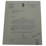1975 Letter on R&A Stationery Signed by R&A Secretary Keith MacKenzie - Masters Content